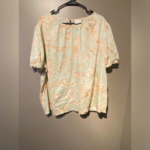 AVA & ViV floral print blouse